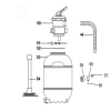 Sandfilter Swim-tec Sandy 40 Klemmring einteilig